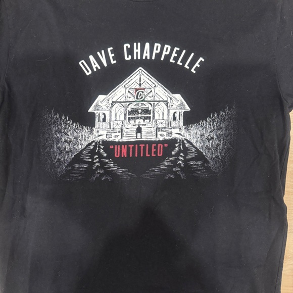 Next Level Brand Ladies Large Black Dave Chappelle untitled Tshirt from Netflix - Picture 7 of 7
